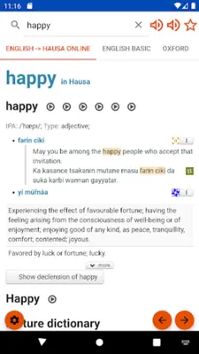 English Hausa Dictionary android App screenshot 4